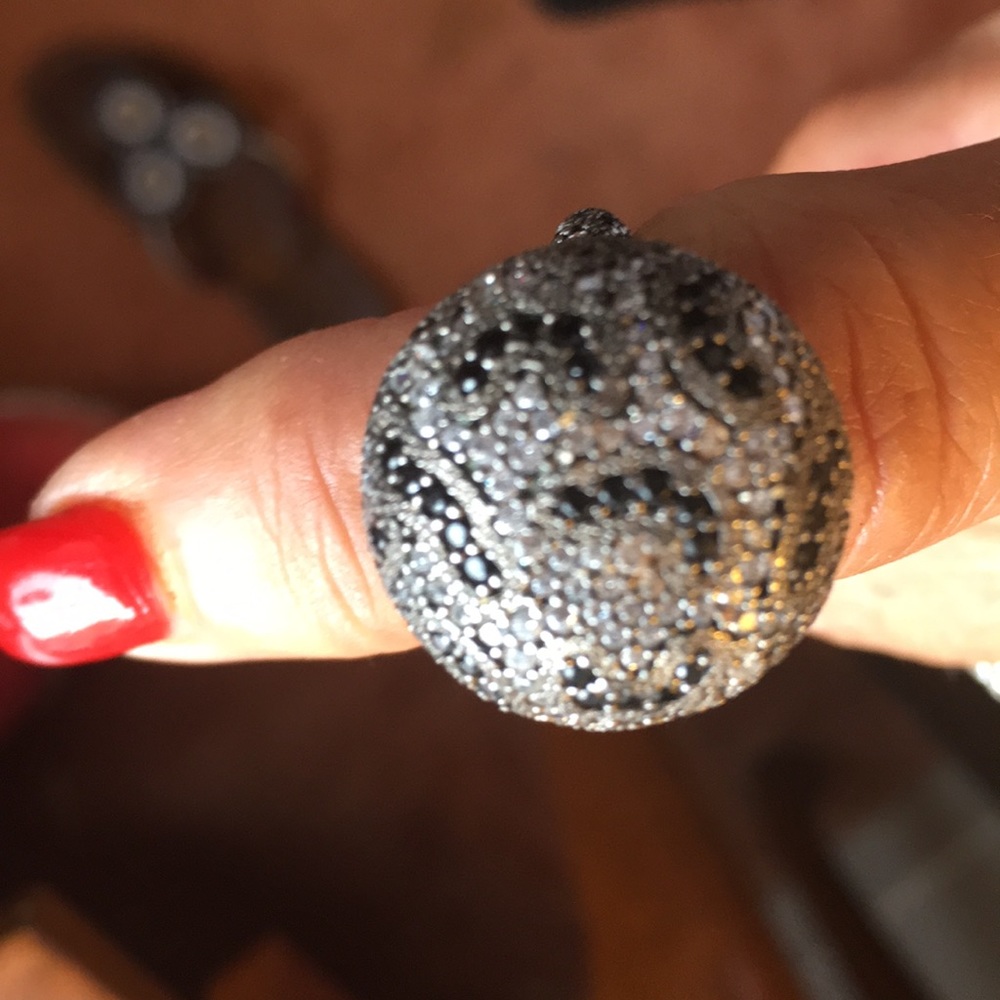 Pave Bubble Ring